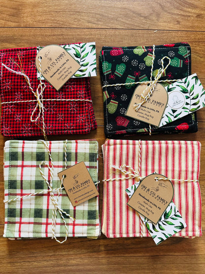 Fabric Coasters - Set of 4